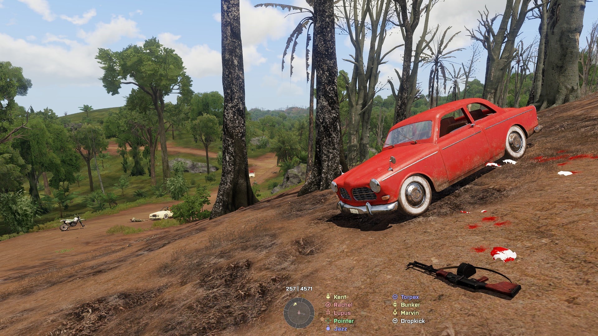Screenshot from Operation Zealous Likelihood (2022-02-09) - Sneaky beaky mission along the Ho Cheese Minh Trail.